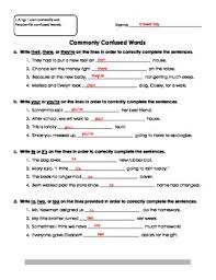 These are two of the most confusing words in english and often wrongly used by students. Commonly Confused Words Worksheets Assessments By B Causey Tpt