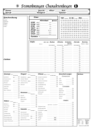 Pen and paper charakterbogen vorlage / charakterbogen d3 dungeons dragons auf deutsch : Character Sheet Wikiwand