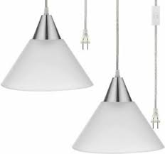 Types of ceiling lights by material. Dewenwils Plug In Indoor Pendant Hanging Light Interior Ceiling Light 2 Hpip01a 631851164254 Ebay