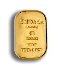 50 Gram Gold Cast Bar 99 99 Purity