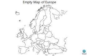 Create your own custom map of europe. Empty Map Of Europe Outline Templates At Allbusinesstemplates Com