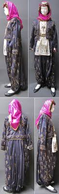A Traditional Festive Ensemble Salvar Baggy Trousers Cepken Long Sleeved Vest From The Afyon Province Late Ottoman U Salvar Kadin Kadin Kiyafetleri