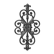 Medium French Wall Plaque Iron Wall Decor Wrought Iron Wall Decor French Walls