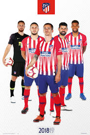 All the information about atletico madrid. Atletico Madrid 2018 2019 Grupo Poster Plakat Kaufen Bei Europosters