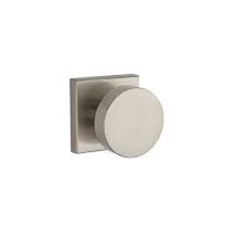 If you have a super luxurious home, here is a ravishing combination of wooden arched door with designer grills and pretty handles. Baldwin Contemporary Reserve Satin Nickel Hall Closet Door Knob Ps Con Csr 150 The Home Depot