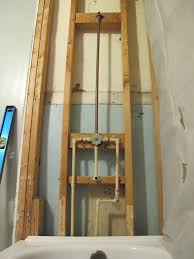 This article explains the process, from ripping out the old shower or tub to how to install the shower pan and the plumbing. Diy Network Installing A New Shower Valve Merrypad