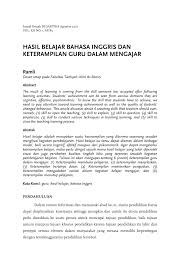 We did not find results for: Pdf Hasil Belajar Bahasa Inggris Dan Keterampilan Guru Dalam Mengajar