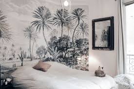 Papier Peint Panoramique Palmiers Oasis De Les Dominotiers Dans Une Chambre Papier Peint Panoramique Papier Peint Papier Peint Exotique
