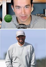 Golfer Wearing Sweatpants at Pebble