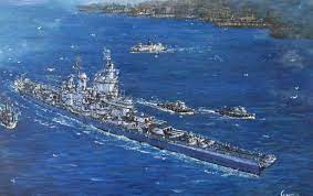 Uss Wisconsin Bb 64 Ordered 12 June 1940 Builder Philadelphia Naval Shipyard Laid Down 25 January 1941 Launched 7 December 1943 Sp Naval Warship Ship Art