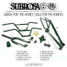 Subrosa Green For The Money Bmx Frame And Parts Are Banging