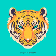 Ideas, tutoriales y recursos de calidad, gratuitos y fáciles de hacer, para fiestas y celebraciones. Cara De Tigre Elegante Vector Gratis