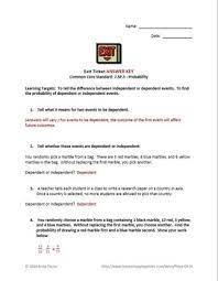 Complete answer key guide site with picture and pdf file include commonlit and gizmo. Probability Statistics 7 Sp 5 Exit Ticket Mini Quiz Formative Assessment