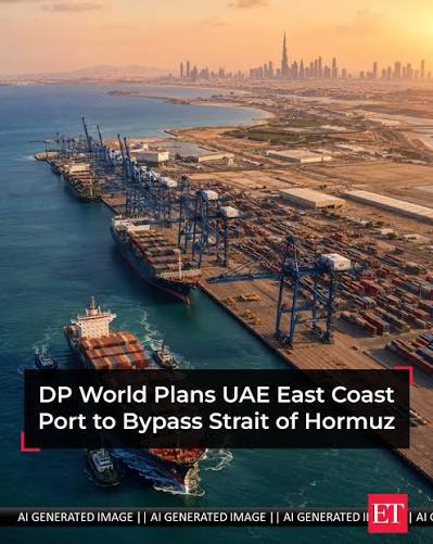 LinkInBio] DP World charts new course beyond Hormuz | The Dubai-based port  giant plans to build a new port and container terminal on the UAE's east  coast to cut reliance on Jebel