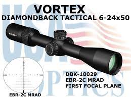 I had serious doubts about the quality of this scope given the price point, but it surpassed my. Vortex Diamondback Tactical Riflescope 6 24x50 Ffp Ebr 2c Reticle Mrad