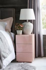 Blush Sloane Bedside Table Pink Bedside Tables 3 Drawer Bedside Table Bedside Table Decor A bedside cabinet resembles a bedside table, but with drawers or a small cupboard door. 3 drawer bedside table