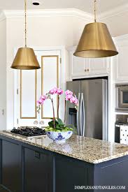 Huge selection of styles and sizes plus free shipping over $49! Brass Pendant Lights In The Kitchen Dimples And Tangles