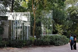 Junya Ishigami Japanese Pavilion For The Venice Biennale 2009 The Various Greenhouse Structures Are Situated Among A Dense Garden The Min Sanaa Venic