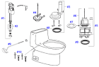 Toto replacement parts