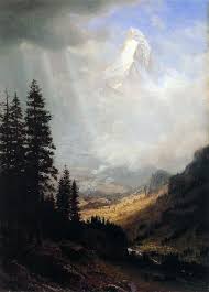 The Matterhorn Also Known As Valley Of Zermatt Switzerland By Albert Bierstadt Canvas Art Print Albert Bierstadt Albert Bierstadt Paintings Matterhorn Painting