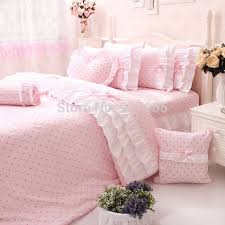 2014 New Korean Ruffle Bedding Sets Cute Kids Character Duvet Cover Bedding Set Romantic Pink Pol Nevresim Takimlari Antik Tasarim Yatak Odalari Yatak Kilifi