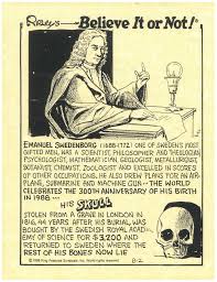 Emanuel swedenborg è un grande tra i personaggi storici sulla terra. Ripley S Believe It Or Not Discusses Emanuel Swedenborg S Skull Ripley Believe It Or Not Ripley Theologian