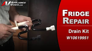 When working correctly, it helps make sure your fridge has a smooth defrost cycle. Update Drain Fix Kit Whirlpool Refrigerator Water Leaking Appliance Video