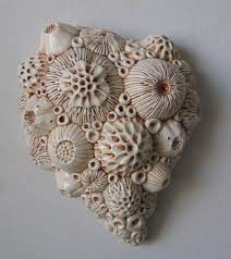 D Krueger Botanical Art Ceramic Sea Urchin Sculpture Ceramic Art Sculpture Organic Ceramics Coral Sculpture