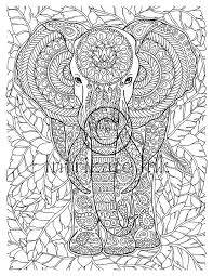 Pagina Para Colorear De Elefante Animales Para Colorear Elephant Coloring Page Detailed Coloring Pages Animal Coloring Pages