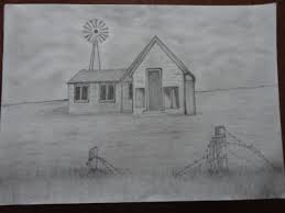 Pencil Drawing Of A Old Derelict Farm House Steemit House Drawing Barn Drawing Farmhouse Paintings