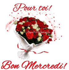 Pour Toi Bon Mercredi Mercredi Fleurs Roses Rouge Blanc Colombe Etoiles Bonjour Mercredi Bon Mercredi Bon Jeudi Matin