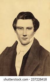 Senator Charles Sumner Carte De Visite Stock Illustration 238814779