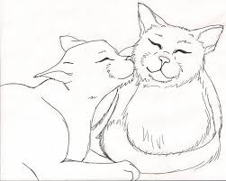 This picture is an anime version of the warrior cats. Warrior Cat Coloring Pages Coloring Home