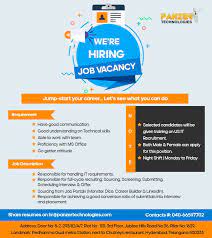 Job Openings For Freshers Jobs For Freshers Job Opening Good Communication