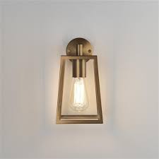 Outdoor porch ceiling / wall light low energy 11w e27 clarity ip65 & free bulb. Calvi Ip23 Antique Brass Outdoor Porch Wall Light 1306005 7984 The Lighting Superstore