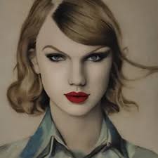 Taylor Swift in the style of Claude Monet 1