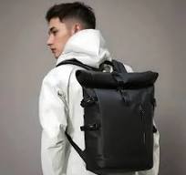 The Roll Top 20L Backpack - Black