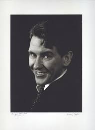 BURGESS MEREDITH portrait signed Avery Slack