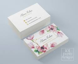 Save time and money by printing your own cards from the comfort of your own computer, using a business card template in word or powerpoint. Floral Business Card Design Flowers Business Card Printable Etsy In 2021 Watercolor Business Cards Floral Business Cards Business Card Design