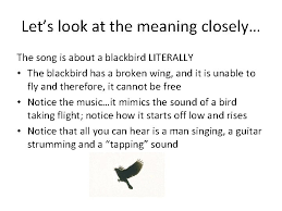 Blackbird Paul Mc Cartney And The Beatles The