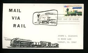 Joseph Bianchini Cachet FDC #1573 (JB#3) Railroads 9/3/1975 Philadelphia, PA
