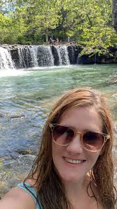 Today's conditions are ideal for experiencing the full beauty of Nebo  Falls.