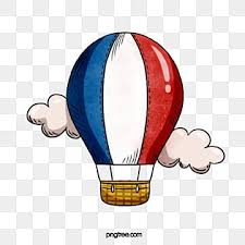 Blue And White Flat Decorative Hot Air Balloon Balloon Clipart Cartoon Flat Decoration Png And Vector With Transparent Background For Free Download Hot Air Balloon Cartoon Balloon Clipart Hot Air Balloon