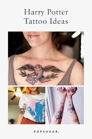 Sorry for the double submission….but this might be a better picture (or at least a right side up picture) of the phoenix patronus tattoo belonging to my partner, phoenix dayze. The Best Harry Potter Tattoo Ideas Popsugar Tech