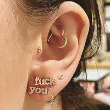 Heart Ear Piercing Tragus Piercing Jewelry Ear Piercings Ear Piercings Cartilage