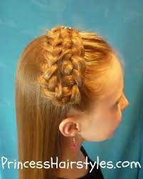 Hairstyles For Girls Princess Hairstyles Braided Headband Hairstyle Hair Styles Braided Hairstyles For Wedding