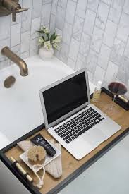 Here's another wooden bath tray that's capable of delivering multipurpose use owing to its convertible design. Diy Bath Caddy Tray Tutorial Room For Tuesday Blog Diy Bath Products Diy Bath Caddy Tray Bath Caddy