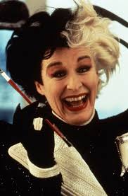 Glenn close portrayed cruella de vil as the main antagonist in the 1996 film 101 dalmatians and its 2000 sequel 102 dalmatians. Glenn Close Photo 101 Dalmatians Cruella Deville 101 Dalmatians Cruella