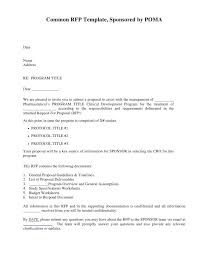 Slideshare Common Rfp Template Sponsored By Poma Ccb3d936 Resumesample Resumefor Templates Cover Letter Sample Cover Letter Example