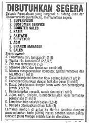 Check spelling or type a new query. Lowongan Kerja Harian Analisa Medan Terbaru